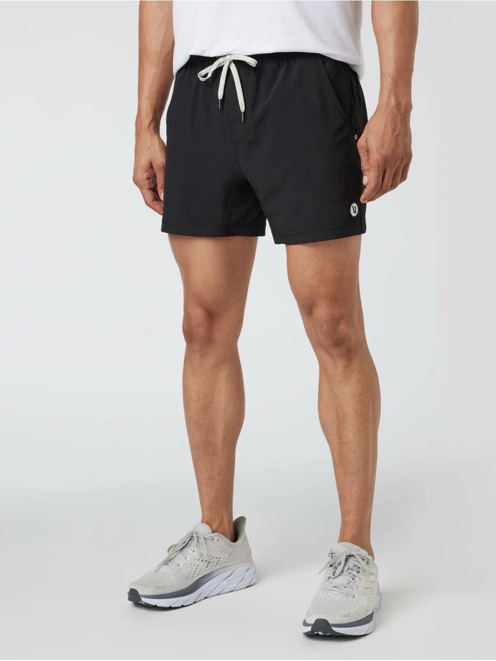 Vuori Men’s Kore Lined 5” Athletic Running Shorts In Black Size Medium